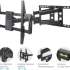 Кронштейн для телевизора Kromax ATLANTIS-70, 32-75", настенный, поворотно-выдвижной и наклонный,  черный [20253]